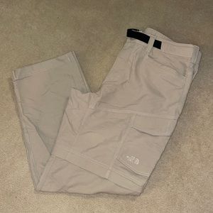 Men’s North-face all season pants/ shorts with zip off leg